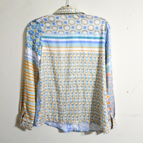 Parcelle Patchwork Print Blouse - Picture 2 of 5